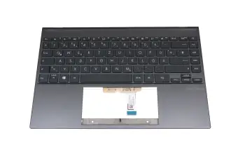 90NB0SL1-R30GE1 Original Asus Tastatur inkl. Topcase DE (deutsch) grau/grau mit Backlight