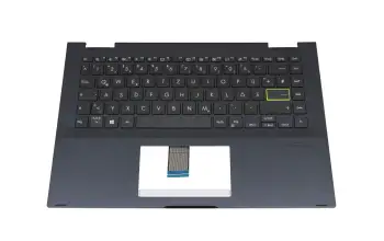 90NB0RN1-R31GE2 Original Asus Tastatur inkl. Topcase DE (deutsch) schwarz/schwarz (mit Hintergrundbeleuchtung)