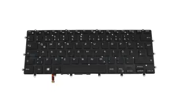 HRYDT Original Dell Tastatur DE (deutsch) schwarz mit Backlight