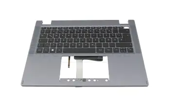 6B.VW8N7.011 Original Acer Tastatur inkl. Topcase DE (deutsch) schwarz/silber mit Backlight