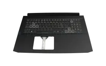 Tastatur inkl. Topcase CH (schweiz) schwarz/schwarz mit Backlight original f&uuml;r Acer Nitro 5 (AN517-52)