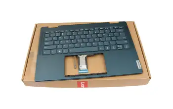 5CB1P00299 Original Lenovo Tastatur inkl. Topcase UK (englisch) blau/blau mit Backlight