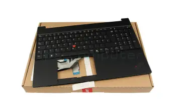 5M11S10178 Original Lenovo Tastatur inkl. Topcase DE (deutsch) schwarz/schwarz mit Backlight und Mouse-Stick