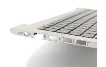 13GNWO10M140-1 Original Asus Tastatur inkl. Topcase DE (deutsch) schwarz/silber mit Backlight