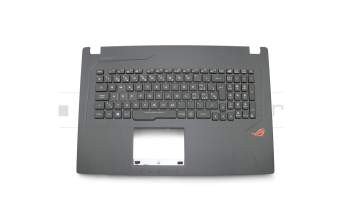 13N1-0XA0811 Original Asus Tastatur inkl. Topcase SF (schweiz-französisch) schwarz/schwarz mit Backlight