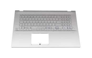 13N1-D0A0101 Original Asus Tastatur inkl. Topcase DE (deutsch) silber/silber mit Backlight