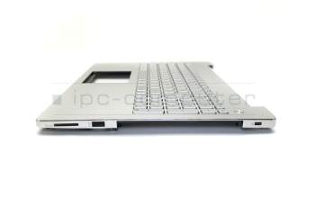 13NB00K1P04311-1 Original Asus Tastatur inkl. Topcase FR (französisch) silber/silber mit Backlight