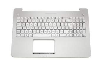 13NB00K1P04311 Original Asus Tastatur inkl. Topcase DE (deutsch) silber/silber mit Backlight