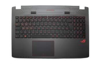 13NB07Z1AP0231 Original Asus Tastatur inkl. Topcase DE (deutsch) schwarz/schwarz mit Backlight
