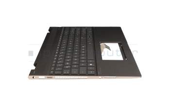 181030-3A-01T Original HP Tastatur inkl. Topcase DE (deutsch) anthrazit/grau mit Backlight