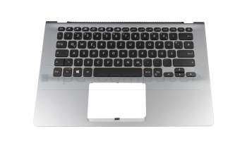 1KAHZZQ006J Original Asus Tastatur inkl. Topcase DE (deutsch) schwarz/silber mit Backlight