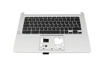 1KAJZZS065I Original Acer Tastatur inkl. Topcase CH (schweiz) schwarz/silber