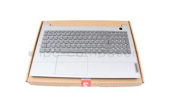 34R065F Original Lenovo Tastatur inkl. Topcase DE (deutsch) grau/grau mit Backlight