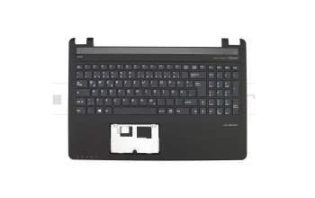 40061921 Original Medion Tastatur inkl. Topcase DE (deutsch) schwarz/schwarz inkl. blauen WASD-Pfeilen