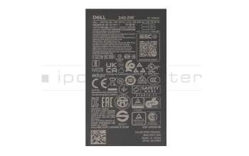 450-AJBL Original Dell GaN-Netzteil 240,0 Watt abgerundete Bauform