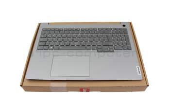 460.0TE0O.0003 Original Lenovo Tastatur inkl. Topcase DE (deutsch) dunkelgrau/grau mit Backlight