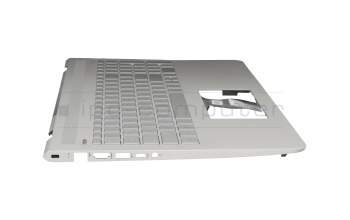 46G74TATP70 Original HP Tastatur inkl. Topcase DE (deutsch) silber/silber mit Backlight