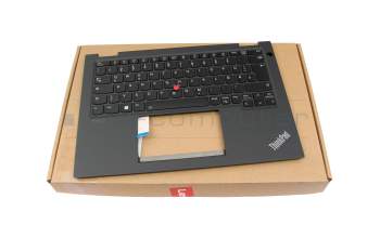 46M.0MCCS.0149 Original Lenovo Tastatur inkl. Topcase DE (deutsch) schwarz/grau mit Backlight und Mouse-Stick (no WWAN)