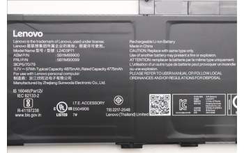Lenovo 5B11M90099 BATTERY Internal, 3c 57Wh, LiIon, SWD
