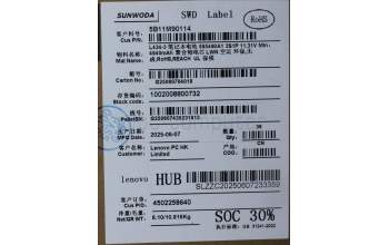 Lenovo 5B11M90114 BATTERY Internal, 3c 57Wh, LiIon, SWD