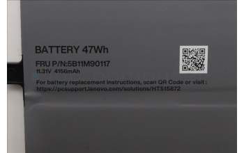 Lenovo 5B11M90117 BATTERY Internal, 3c 47Wh, LiIon, SWD