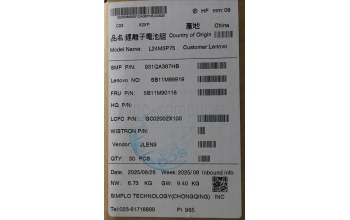 Lenovo 5B11M90118 BATTERY Internal, 3c 57Wh, LiIon, SMP