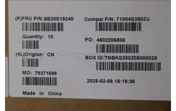 Lenovo 5B30S19240 BEZEL LCD Bezel kit C 83JK w/tape&rubber