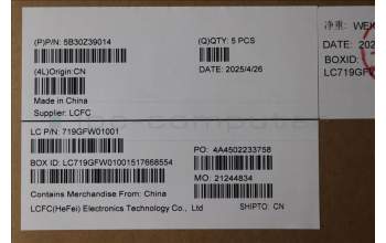 Lenovo 5B30Z39014 BEZEL ME470_B_COVER_IR_SUB_ASSY