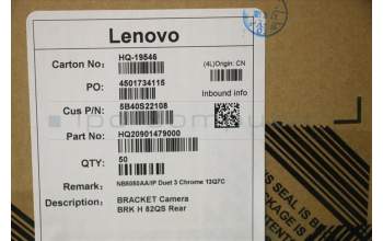 Lenovo 5B40S22108 BRACKET Camera BRK H 82QS Rear