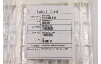 Lenovo 5B40S22109 BRACKET Bracket H 82QS Battery BTB