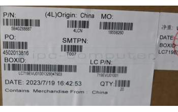 Lenovo 5B40Z68887 BRACKET FRU BRACKET KP6B0_SSD_BKT_ASSY