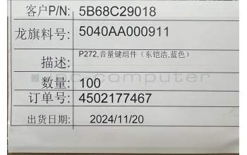 Lenovo 5B68C29018 TB311 Volume_key-b&*5040AA000911 CS