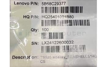 Lenovo 5B68C29377 TB520FU SideKey WH&*HQ25401001B80 CS
