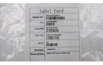 Lenovo 5C10S30628 CABLE EDP cable H 82WU_long