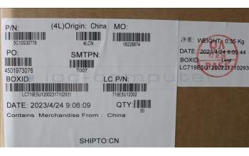 Lenovo 5C10S30778 CABLE Cable L 21J8 AUDIO/B MGE