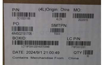 Lenovo 5C10S31186 CABLE CABLE L83HM LIO to MB FPC