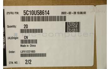 Lenovo 5C10U58614 CABLE Fru450mmSATA w_o lath R_angle_TCO8