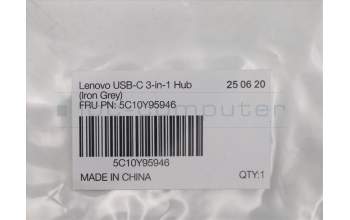 Lenovo 5C10Y95946 KabelFRU 3-in-1 Hub Iron Grey