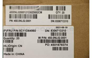 Lenovo 5C11D64960 Flachbandkabel Click Pad,RTX,CH1