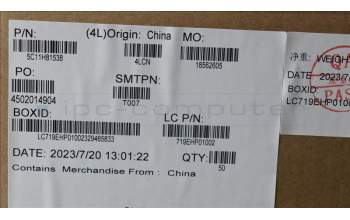 Lenovo 5C11H81538 CABLE FRU CABLE H-CONN SET M/B 5M AL