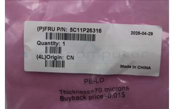 Lenovo 5C11P26316 CABLE FRU Flachbandkabel ME630 M/B-FPR_IO/B