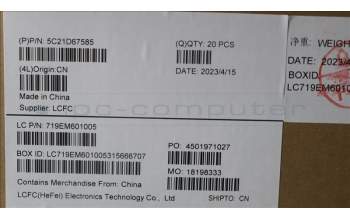Lenovo 5C21D67585 CAMERA Camera,FHD,USB,2MIC,UF,AVC