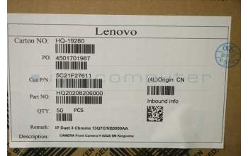 Lenovo 5C21F27611 CAMERA Front Camera H 82QS 5M Kingcome