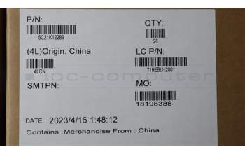 Lenovo 5C21K12289 CAMERA CS23 Y4 5M IR 2MC CCY