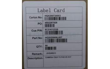Lenovo 5C21K12335 CAMERA CS23 Y3 FHD IR CCY