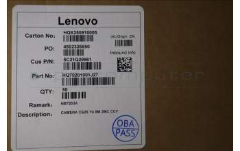 Lenovo 5C21Q29961 CAMERA CS25 Y4 5M 2MC CCY