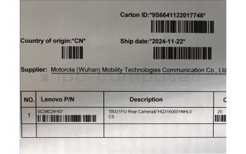 Lenovo 5C28C29167 TB321FU ?????&*HQ3160001NHL0 ???