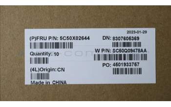 Lenovo 5C50X02644 CARDPOP FRU audio subcard Hotrod-USI