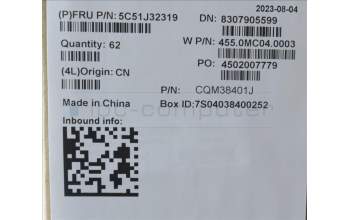 Lenovo 5C51J32319 CARDPOP Sensor board-L w/MIC,LX1