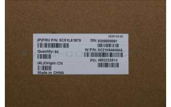 Lenovo 5C51L61870 CAMERA Camera,Hybrid,USB,2MIC,UF,LVI